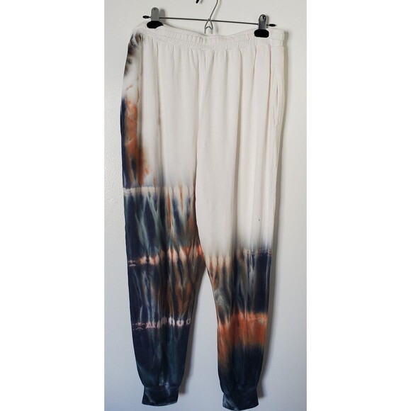 COLSIE Jogger Set XL Pants Cropped Hoodie Top Terry Soft Tie Dye Blue Wh… - Picture 6 of 14